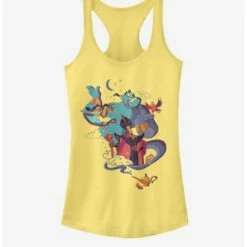 Cheap 🔥 Disney Aladdin Aladdin Vintage Poster Girls Tank 🔥