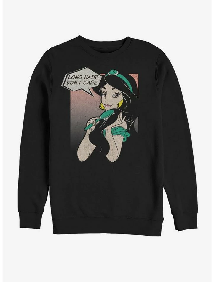 Flash Sale β Disney Aladdin Jasmine Long Hair Don't Care Sweatshirt π― 1 Flash Sale β Disney Aladdin Jasmine Long Hair Don't Care Sweatshirt π―