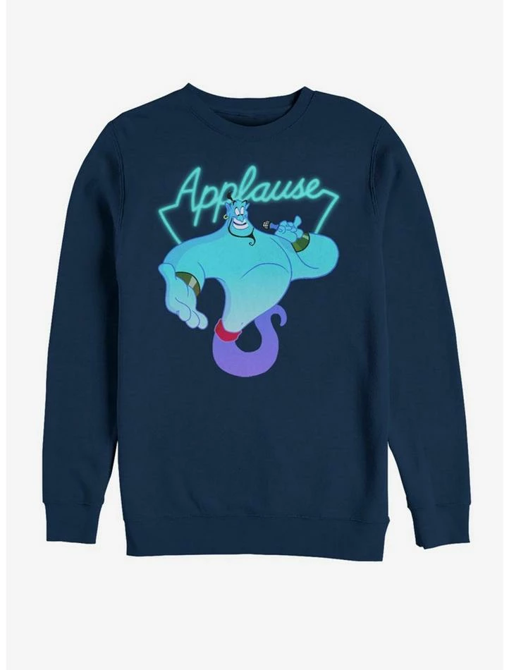 Discount ⭐ Disney Aladdin Applause Sweatshirt ✨ 1 Discount ⭐ Disney Aladdin Applause Sweatshirt ✨