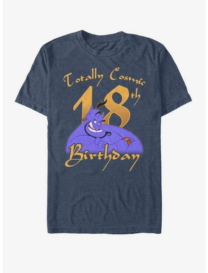 Discount π Disney Aladdin Genie π€© Birthday 18 T-Shirt β 1 Discount π Disney Aladdin Genie π€© Birthday 18 T-Shirt β