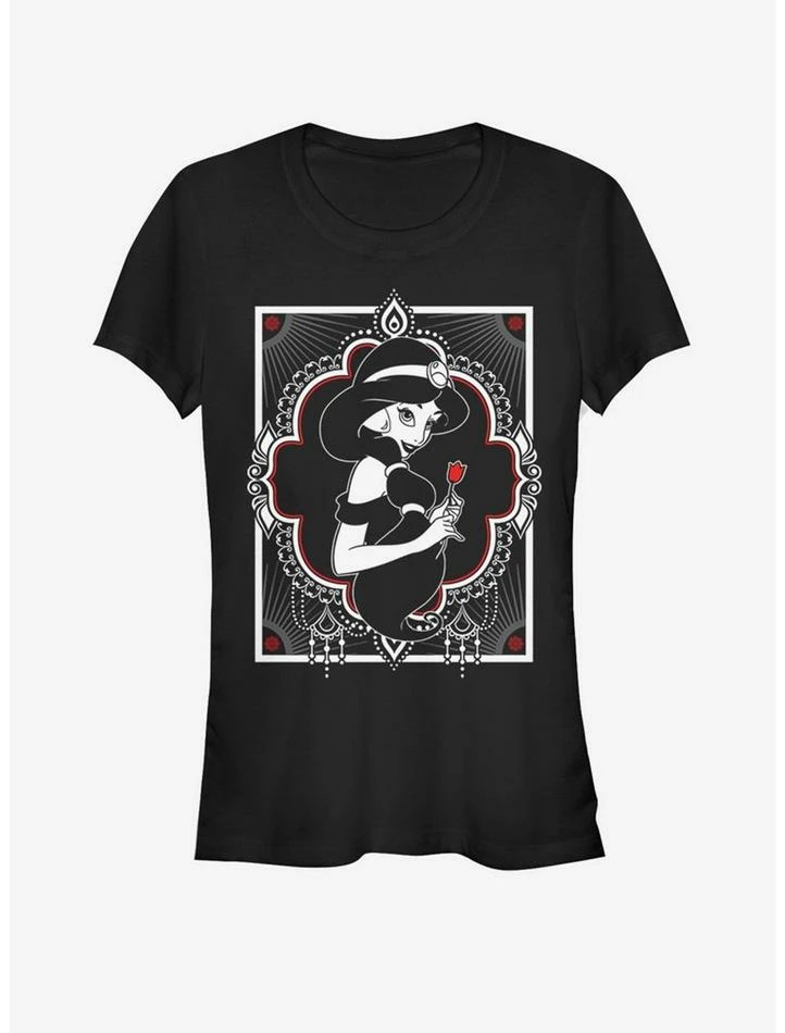 Wholesale π Disney Aladdin Black and White Jasmine Girls T-Shirt π€© 1 Wholesale π Disney Aladdin Black and White Jasmine Girls T-Shirt π€©