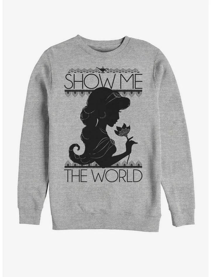 Deals ✨ Disney Aladdin Jasmine Silhoutte Sweatshirt ❤️ 1 Deals ✨ Disney Aladdin Jasmine Silhoutte Sweatshirt ❤️