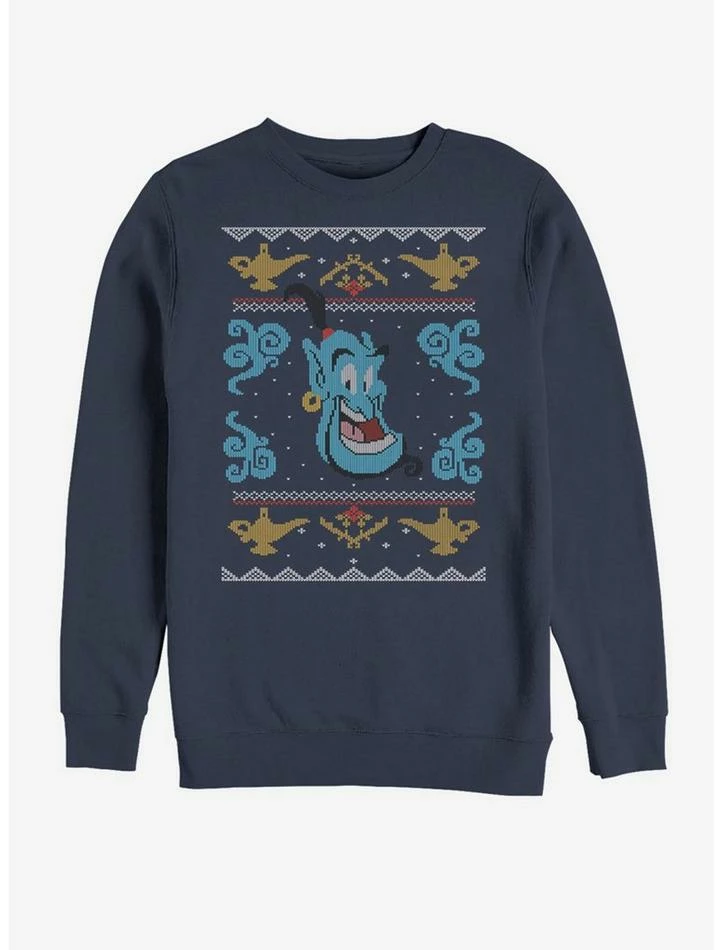 Best Pirce ✨ Disney Aladdin Ugly Genie Sweatshirt ❤️ 1 Best Pirce ✨ Disney Aladdin Ugly Genie Sweatshirt ❤️