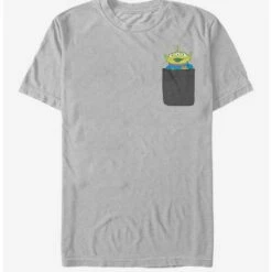 Hot Sale ⭐ Disney Pixar Toy Story Alien Faux Pocket T-Shirt 😍