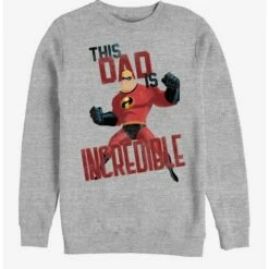 Outlet ✔️ Disney Pixar The Incredibles This Dad Is Incredible Sweatshirt ✔️