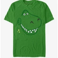 Best Pirce 💯 Disney Pixar Toy Story Rex Big Face T-Shirt 🎉