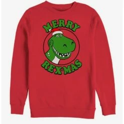 New 🔥 Disney Pixar Toy Story Merry Rexmas Sweatshirt 🔥
