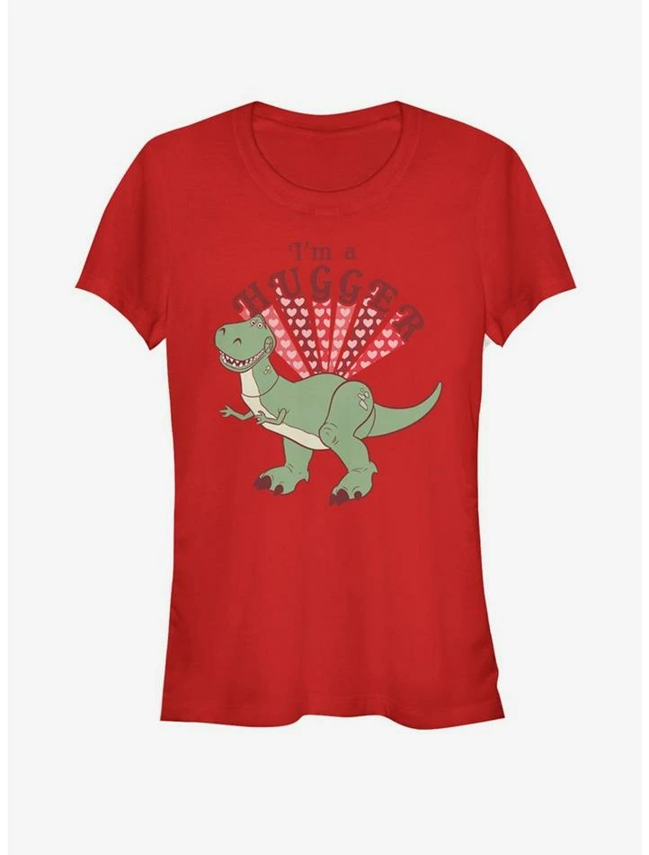 Outlet 🎁 Disney Pixar Toy Story Hugger Rex Girls T-Shirt 😀 3 Outlet 🎁 Disney Pixar Toy Story Hugger Rex Girls T-Shirt 😀 - Image 3