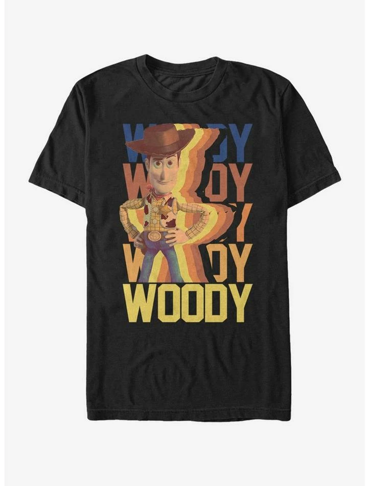 Best Pirce 🔥 Disney Pixar Toy Story Woody Repeat Name T-Shirt 🌟 1 Best Pirce 🔥 Disney Pixar Toy Story Woody Repeat Name T-Shirt 🌟