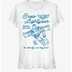New 😀 Disney Pixar Toy Story Buzz Line Art ⌛ Girls T-Shirt ✨