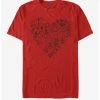 Flash Sale 🧨 Disney Pixar Toy Story Group Doodle Heart T-Shirt ⭐