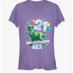 Budget ✨ Disney Pixar Toy Story Ballon Rex 21 😍 Girls T-Shirt ⌛