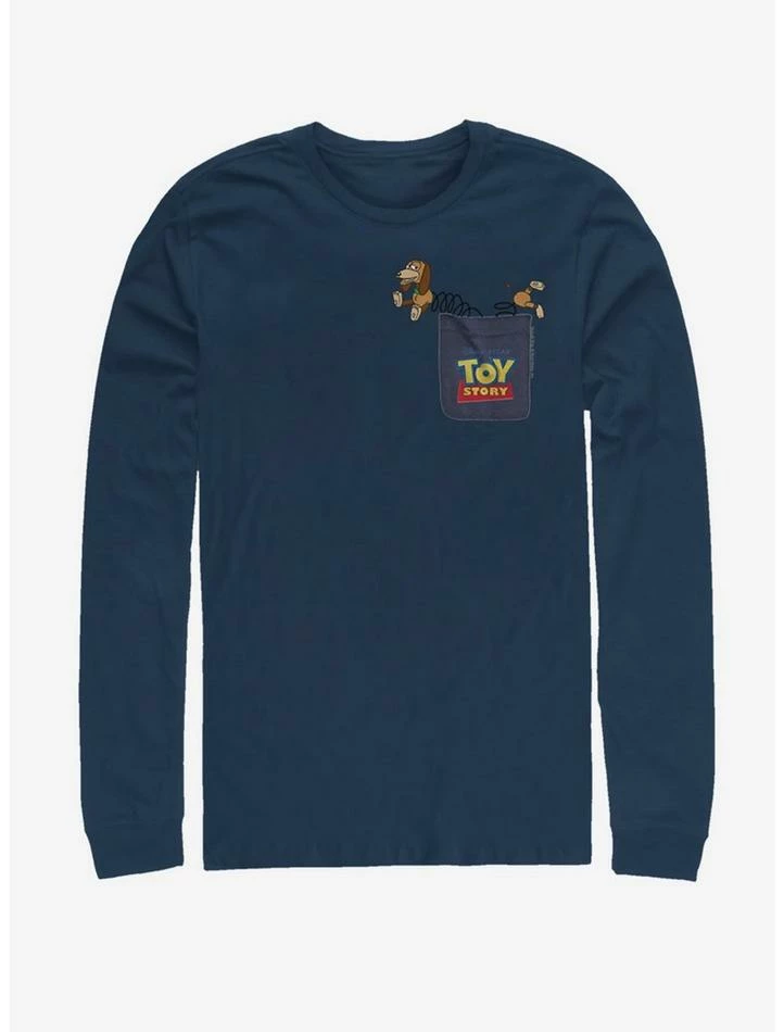 Cheapest π₯ Disney Pixar Toy Story Slinky Dog Faux Pocket Long-Sleeve T-Shirt π₯° 1 Cheapest π₯ Disney Pixar Toy Story Slinky Dog Faux Pocket Long-Sleeve T-Shirt π₯°