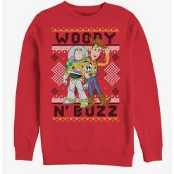 Coupon 😉 Disney Pixar Toy Story Woody Buzz Sew Sweatshirt ⭐