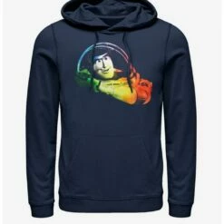 Best Sale 🔔 Disney Pixar Toy Story Rainbow Buzz Hoodie ✔️