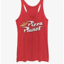 Cheapest ⌛ Disney Pixar Toy Story Vintage Pizza Logo Girls Tank 🔔