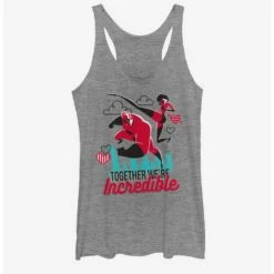 Best Pirce ⌛ Disney Pixar The Incredibles Together Incredible 🧨 Girls Tank ⭐