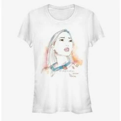 Outlet 😀 Disney Pocahontas Watercolor Pocahontas Girls T-Shirt 🔔