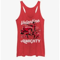 Buy 🌟 Disney Pixar The Incredibles Valentine Almighty Girls Tank 🔥