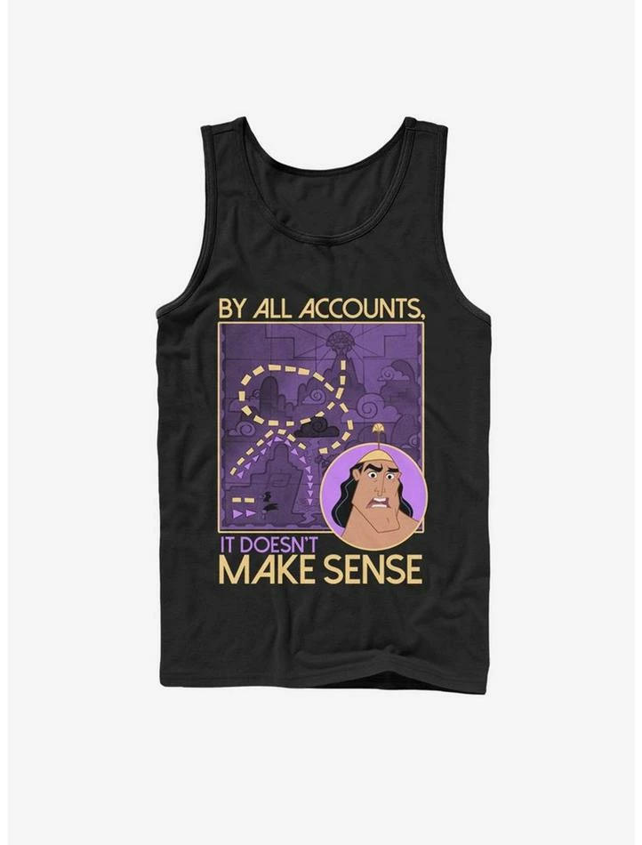 Best deal 💯 Disney The Emperor's New Groove Make Sense Tank 👍 1 Best deal 💯 Disney The Emperor's New Groove Make Sense Tank 👍