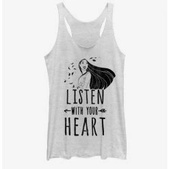 Cheapest ❤️ Disney Pocahontas Listen With Your Heart Pocahontas 🛒 Girls Tank ⭐