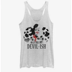 Deals ❤️ Disney Villains Scary Evil Cruella 🧨 Girls Tank 🎉