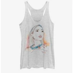 Coupon ⭐ Disney Pocahontas Watercolor Pocahontas Girls Tank 👏