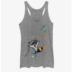 Top 10 ✨ Disney Pocahontas Meeko and Flit Girls Tank ✨