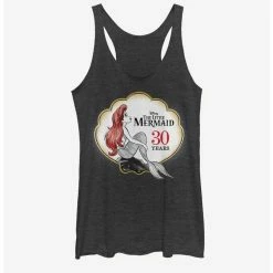 Hot Sale 🥰 Disney The Little Mermaid Anniversary Logo Girls Tank 😍
