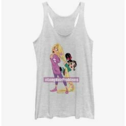 Discount 🛒 Disney Wreck-It Ralph Long Hair Rapunzel Vanellope Girls Tank 😉