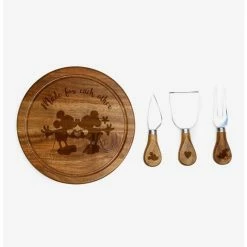 Deals ❤️ Disney Mickey Mouse Cheese Board & Tools Set ⌛