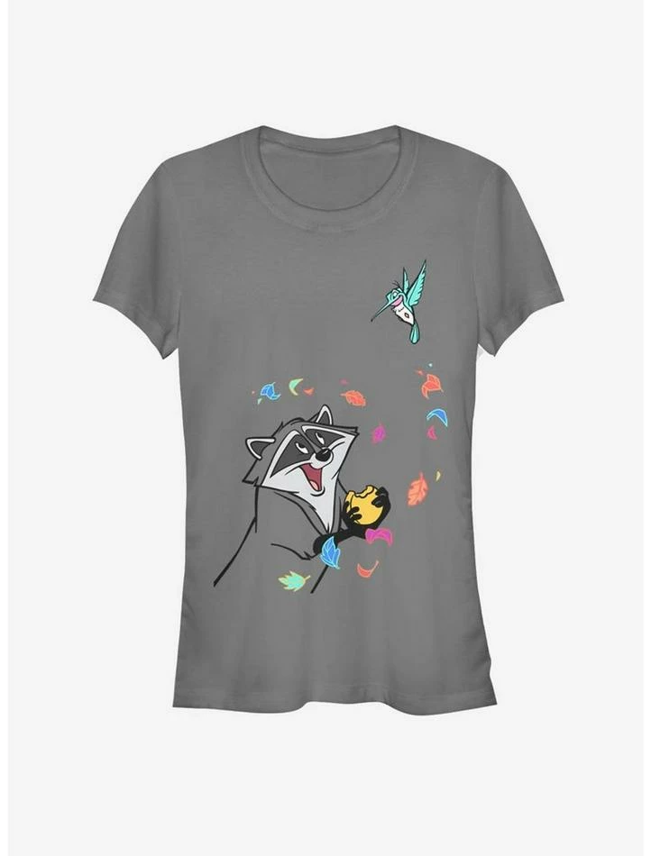Best Pirce 🥰 Disney Pocahontas Meeko and Flit Girls T-Shirt 🛒 1 Best Pirce 🥰 Disney Pocahontas Meeko and Flit Girls T-Shirt 🛒