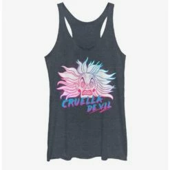 Best Sale 🔔 Disney Villains Crazy Cruella Girls Tank 🥰