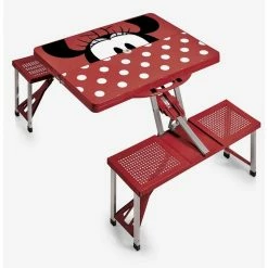 Hot Sale ✨ Disney Minnie Mouse Folding Table with Seats ❤️