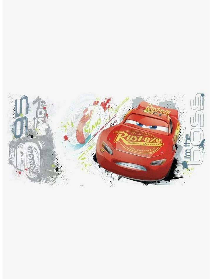 Brand new ✨ Disney Pixaar Cars 3 Lightning Mcqueen Peel And Stick Wall Graphic ❤️ 1 Brand new ✨ Disney Pixaar Cars 3 Lightning Mcqueen Peel And Stick Wall Graphic ❤️