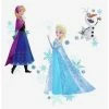 Discount ⭐ Disney Frozen Anna, Elsa, And Olaf Peel And Stick Giant Wall Decals 👍