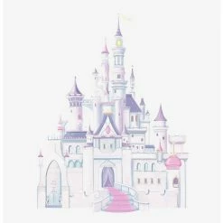 New ❤️ Disney Princess Castle Peel & Stick Giant Wall Decal ❤️