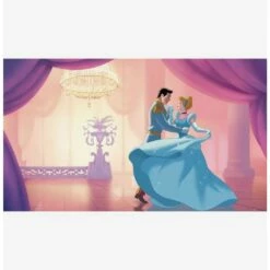 Coupon 👍 Disney Princess Cinderella 'So This Is Love' Chair Rail Prepasted Mural 🤩