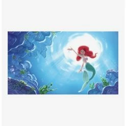 Brand new 😀 Disney The Little Mermaid 'Part Of Your World' Chair Rail Prepasted Mural ❤️