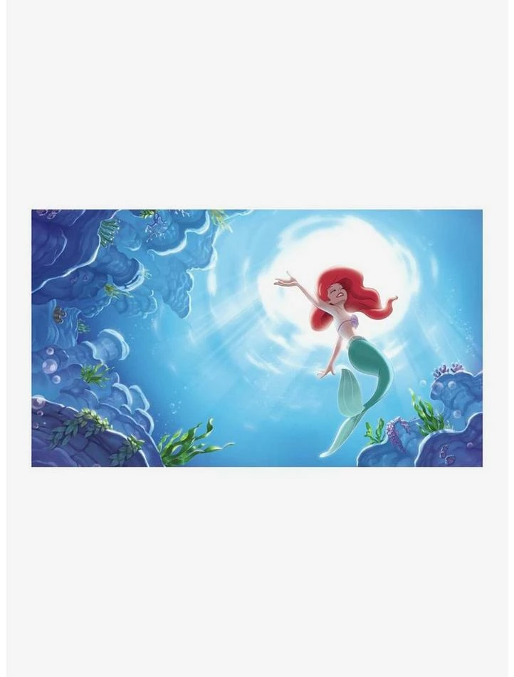 Brand new ๐ Disney The Little Mermaid 'Part Of Your World' Chair Rail Prepasted Mural โค๏ธ 1 Brand new ๐ Disney The Little Mermaid 'Part Of Your World' Chair Rail Prepasted Mural โค๏ธ