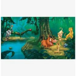Cheap 🥰 Disney The Lion King Chair Rail Prepasted Mural 🤩