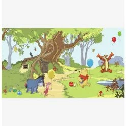 Top 10 ❤️ Disney Winnie The Pooh & Friends Chair Rail Prepasted Mural 🥰