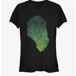 Cheapest 🎉 Disney The Lion King Watercolor Scar Girls T-Shirt 🔔