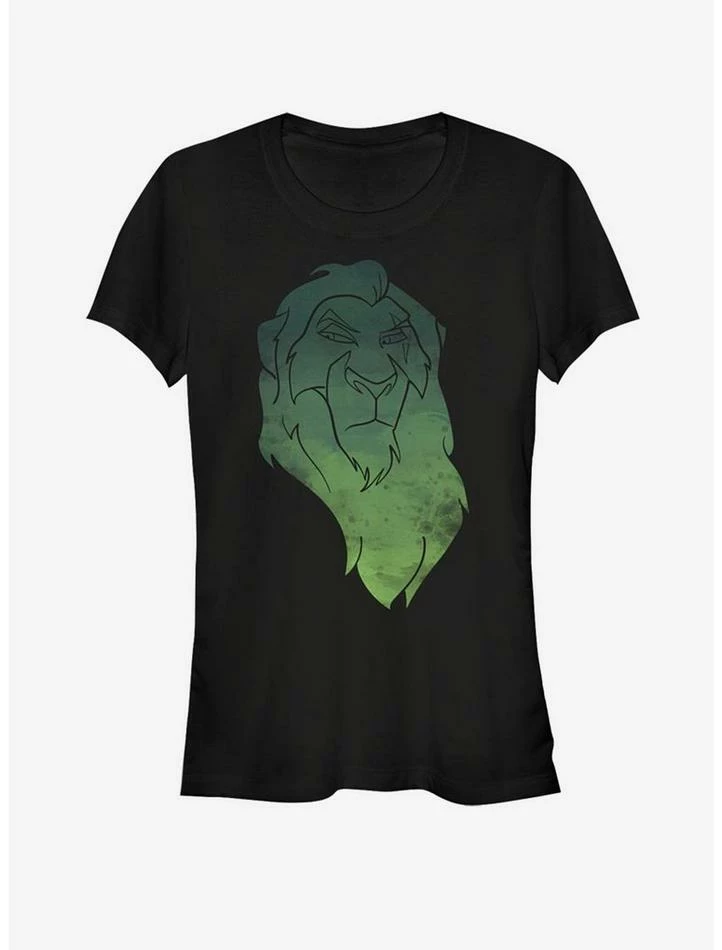 Cheapest 🎉 Disney The Lion King Watercolor Scar Girls T-Shirt 🔔 1 Cheapest 🎉 Disney The Lion King Watercolor Scar Girls T-Shirt 🔔