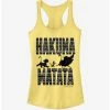Discount ✔️ Disney The Lion King Hakuna Print 🧨 Girls Tank 🤩