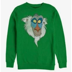Deals 😉 Disney The Lion King Rafiki Face Sweatshirt ⌛
