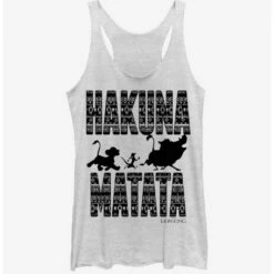 Budget 😀 Disney The Lion King Hakuna Print Girls Tank 💯