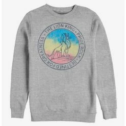 New ❤️ Disney The Lion King Simba Gradient Sweatshirt 🎉