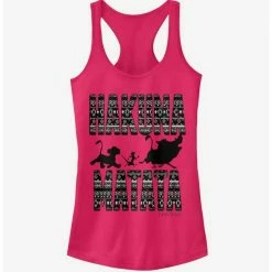 Flash Sale 🥰 Disney The Lion King Hakuna Print Girls Tank 😀
