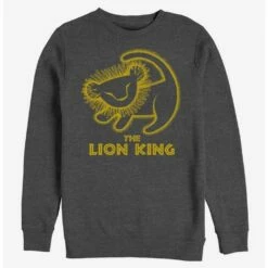 Best Pirce 😀 Disney The Lion King Stamp Sweatshirt 🎉